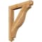 Ekena Millwork Funston Arts & Crafts Rough Sawn Bracket, Western Red Cedar, 4"W x 30"D x 36"H BKT04X30X36FST03RWR - alternate 1